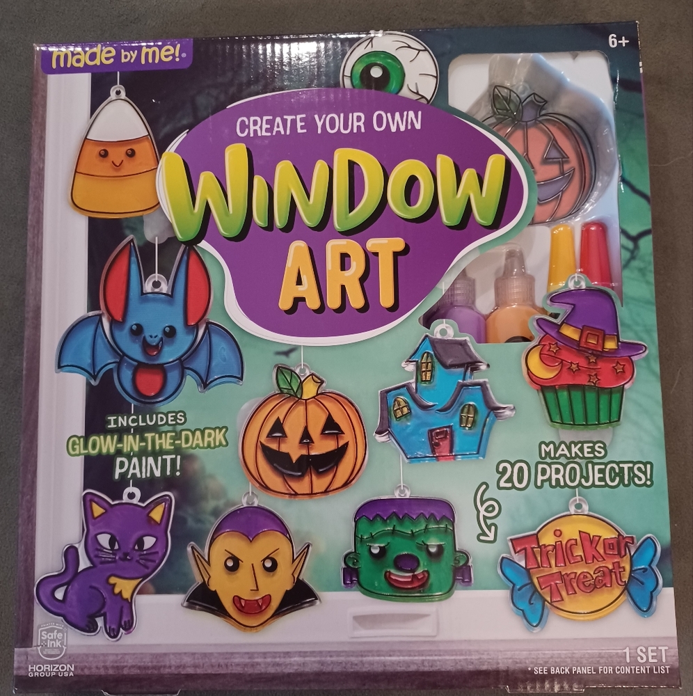 Halloween Window Art DIY Suncatcher Craft Projects